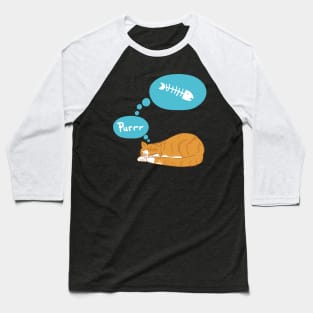 Cat Dreams Baseball T-Shirt